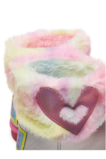 Agatha Ruiz De La Prada μποτάκια για κορίτσια 241988 B ασημί