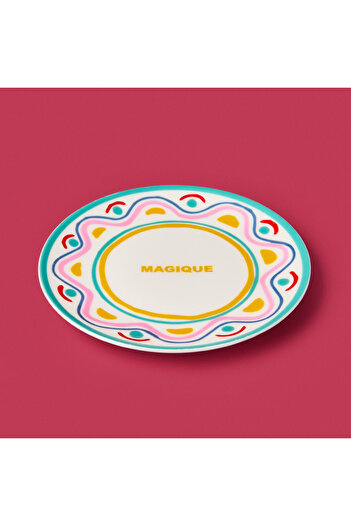 Evidea Kitchen Magique Pasta Plate - Colorful - 19 cm