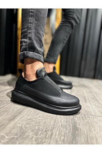 Knack Sneakers Ayakkabı 911 Siyah (SİYAH TABAN)