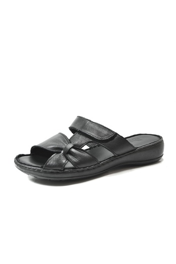 Onlo Ayakkabı Onlo Shoes Dk-0013 Genuine Leather Anatomical Pad Sole Women's Mother Slippers