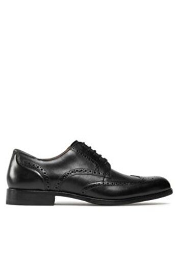 CLARKS Men's Half-boots black CLARKS-CRAFTARLOLIMIT BLACK LEATHER 261714527