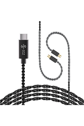 Choice CCZ 2PIN TYPE C CCZ TYPE-C 4N OFC Cables USB-C With 2PIN/QDC/TFZ TYPE-C And DAC Widely Compatibled w