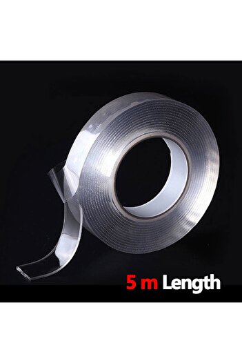 Choice 5 meter 1/3/5 Meter Double Strong Adhesive Tape Waterproof Material Home-living Tool Stationery 1mm