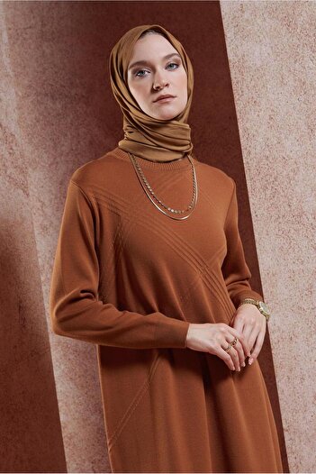 Alvina Bicycle Collar Knitwear Dress 44909