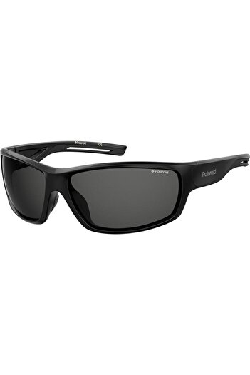 Polaroid Polarized Sunglasses Men Polaroid PLD 7029/S 807/M9, Plastic, Black, 68 mm