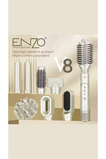 ENZO EN-755 7-in-1 Hair Styler – Dryer, Volumizer, Curler & Straightening Brush