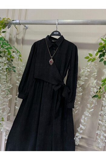 PİNK FLY Strawberry Loose Dress with Side Ties