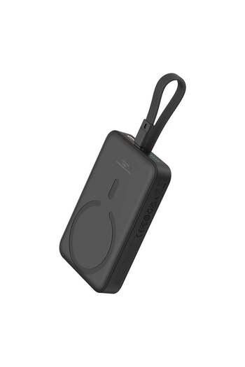 Baseus External Battery, Baseus, Magnetic, Fast Charging, USB-C, 10000mAh, 20W, Magnetic Mini, Black