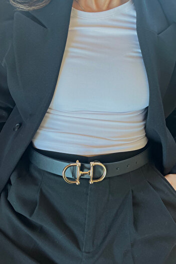 keisy Γυναικεία ζώνη Fabiana Gold Buckle