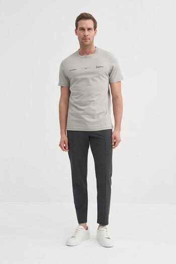 Cazador Slim Fit Crew Neck Cotton T-Shirt