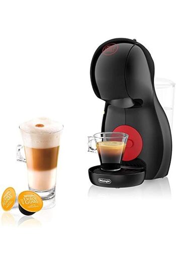 DELONGHİ NESCAFÉ Dolce Gusto Piccolo XS Pod Coffee Maker by De’Longhi - Black/Red, Aluminum