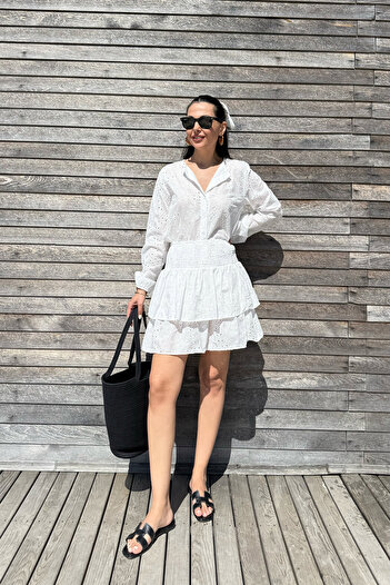 Seda Yalçın Atelier Біла сорочка з піджаком