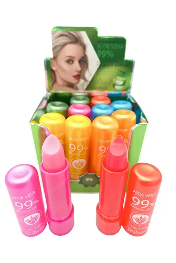 BaoBao Moisturizing Lip Balm with Aloe Vera 99% – random flavor 1pc