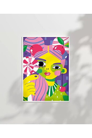 VOGLOO Frameless Poster Sweet Garden of Colors