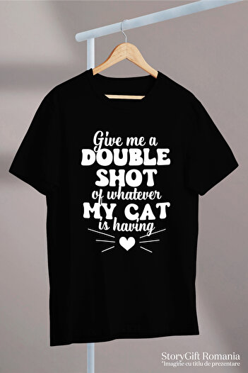 StoryGift Romania Men's T-shirt For Cat Lovers Who Demand A Double Portion Of What Stg Cats Have