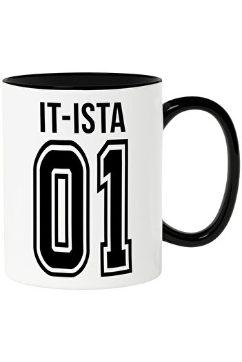 StoryGift Romania Mug With Text IT-ista, and Number 01, Best, Appreciation, Personalized, 33, With, STG