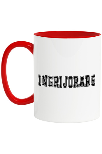 StoryGift Romania Worry Mug, Motivational Message, Inspirational Text, Self Care, 330ml, Wax, With ,STG