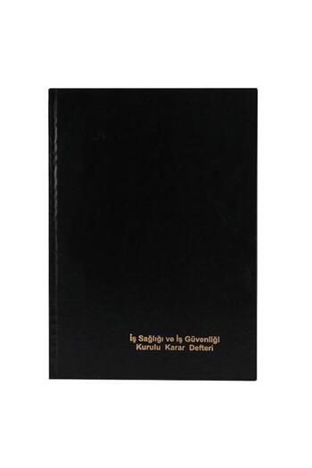Dilman Occupational Health and Safety Board Decision Book Autocopili 3 Nüshalı 20 X 28 cm - 3 X 50 Sheets