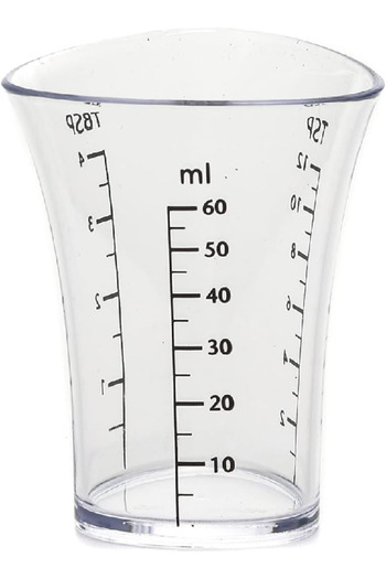 TESCOMA PRESTO Measuring Cup – 0.06L, Transparent Plastic, Dishwasher Safe