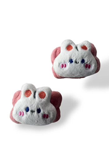 Vitastyle White Color Rabbit Figured Water Absorbent Towel Bracelet / Face Washing Armband / Sports Spa Bracelet
