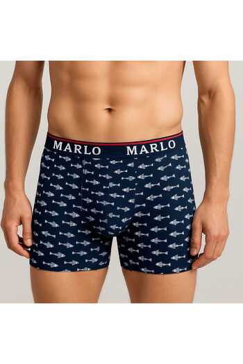 enmodaiçgiyim Patterned Cotton Lycra Men's Boxers