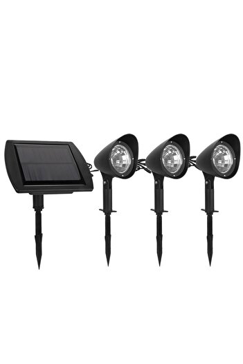 Flippy Lampa solara de tip decoratiune pentru gradina, Flippy, model 3 felinare, alb rece