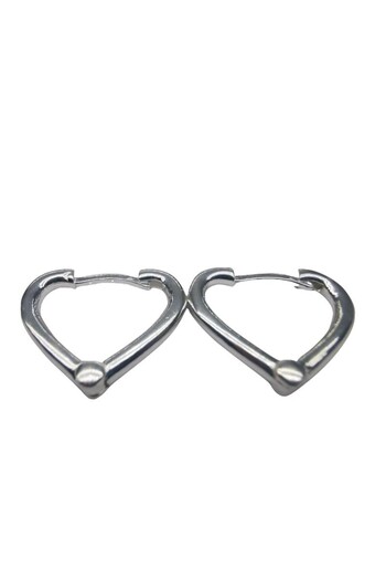 Jolie Silver Cercei Argint 925 Inima Contur