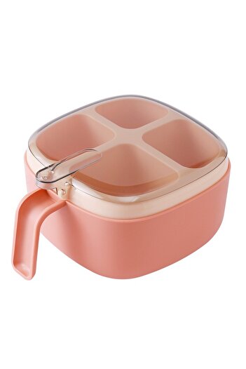 Teo Spice container, 4 compartments, suitable for salt, thyme, pepper, spices, 4 teaspoons
