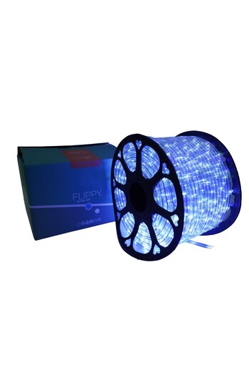 Flippy Christmas Installation, 98 m, 2352 LEDs, Light Hose, Cold White/Blue, Transformer, 8 Light Modes, Se