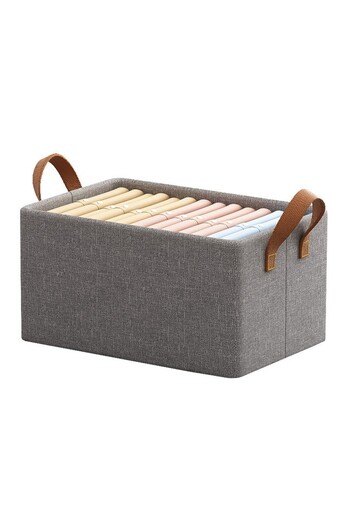 Flippy Storage Box Basket Type, Flippy, Textile Material, Foldable, 47x28x20 cm, 35L, Metal Frame, with Han