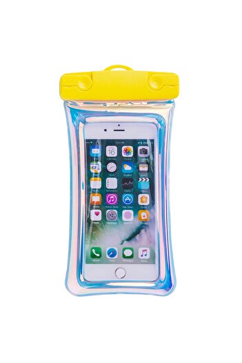 Universal Submersible Holographic Waterproof Flippy Case, Snowproof, Universal, Yellow