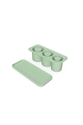 Flippy Ice Mold, Flippy, Silicone, ice cubes, round shapes, fast freezing, 20.7 x 8.4 x 6.5 cm Green