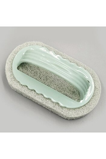 Flippy Brush Cleaning Sponge with Handle, Flippy, Tile Brush, Bathroom, Kitchen, Green
