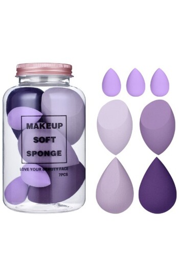 Flippy Set Buretei Machiaj, Flippy, Premium, 7 bucati, mov