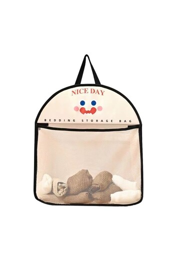 Flippy Storage Bag, Hanging Pouch, Multifunctional, Mesh, 40 x 10 x 44 cm, Black