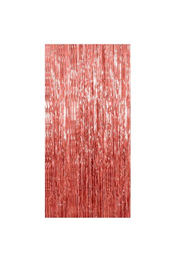 Flippy Fringe Curtain, Flippy, Party Decor Pattern, Photo Background, Colorful, Size 100x200 cm, Rose Gold