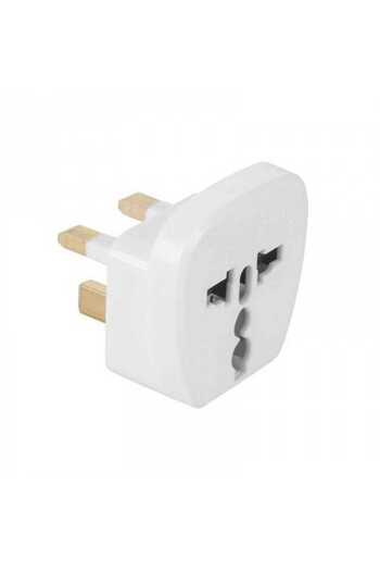 OEM UK plug voltage adapter - UNIVERSAL 13A white