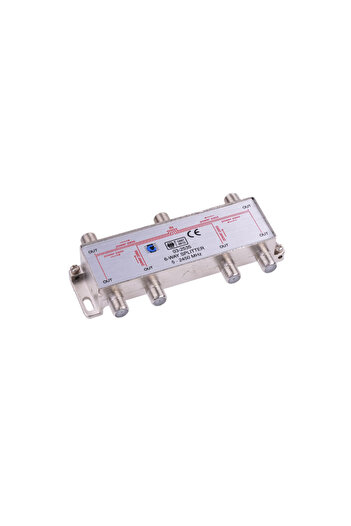 Cabletech Spliter 6 cai power pass 5-2450Mhz