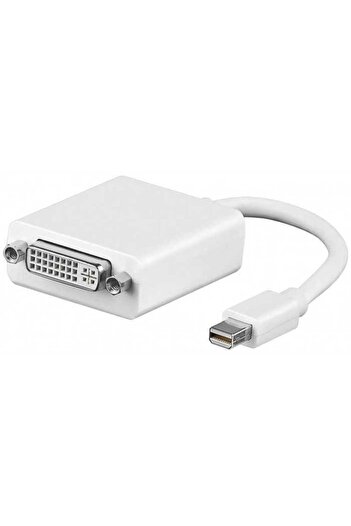 goobay Mini DisplayPort to DVI-I 24+5 PL adapter cable white