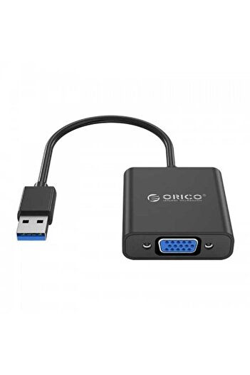 Orico Cablu adaptor USB3.0 tata la VGA mama UTV-BK negru 1920x1080P Windows