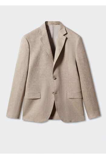 MANGO Beige Men's Blazer Jacket 57030551