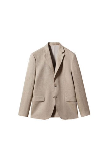 MANGO Beige Men's Blazer Jacket 57030551
