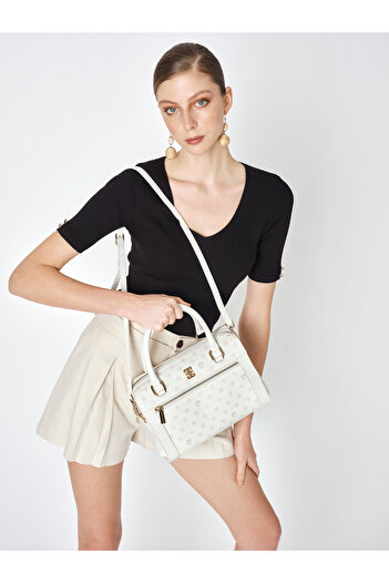 Pierre Cardin Bone Monogram Women's Shoulder Bag 05Po25Y1893