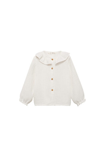 MANGO White Baby Girl Blouse 77061508