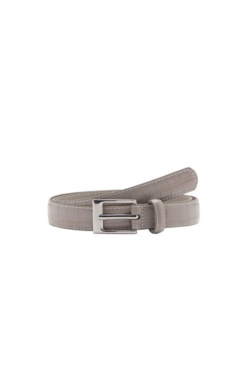 MANGO Woman Gray Women's Belt 77005998