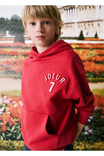 MANGO Boy's Red Sweatshirt