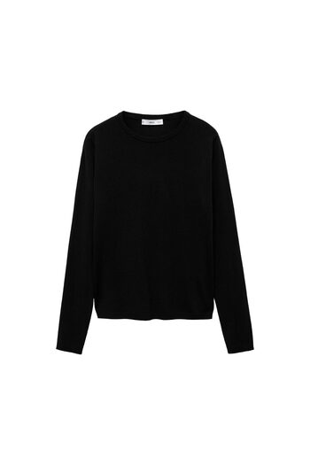 MANGO Pulover de damă negru 77025656
