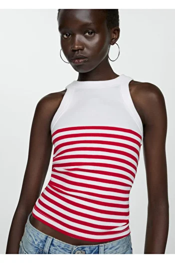 MANGO Woman Red Women's Bustier 77140624