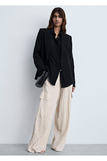 MANGO Sand Women's Pants 87054778