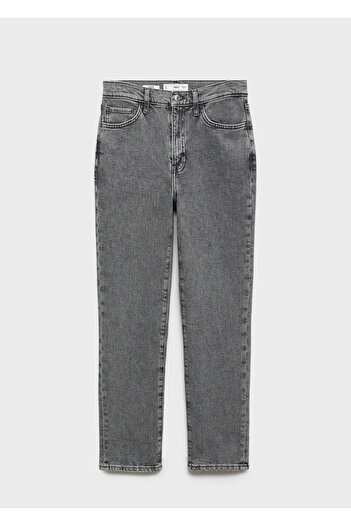 MANGO Gray Women's Jeans 87020451